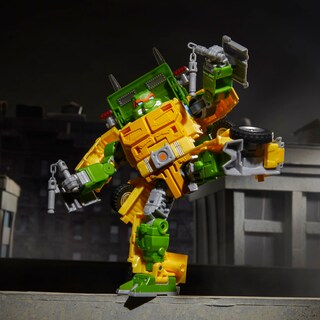Foto 6 | Figura De Acción Transformers Collaborative Teenage Mutant Ninja Turtles X Toy Party Wallop, 17,5 Cm - Venta Interna