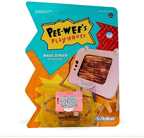 Pantalla Mágica Action Figure Super 7 Pee Wees Playhouse De 9,52 Cm - Venta Internacional.