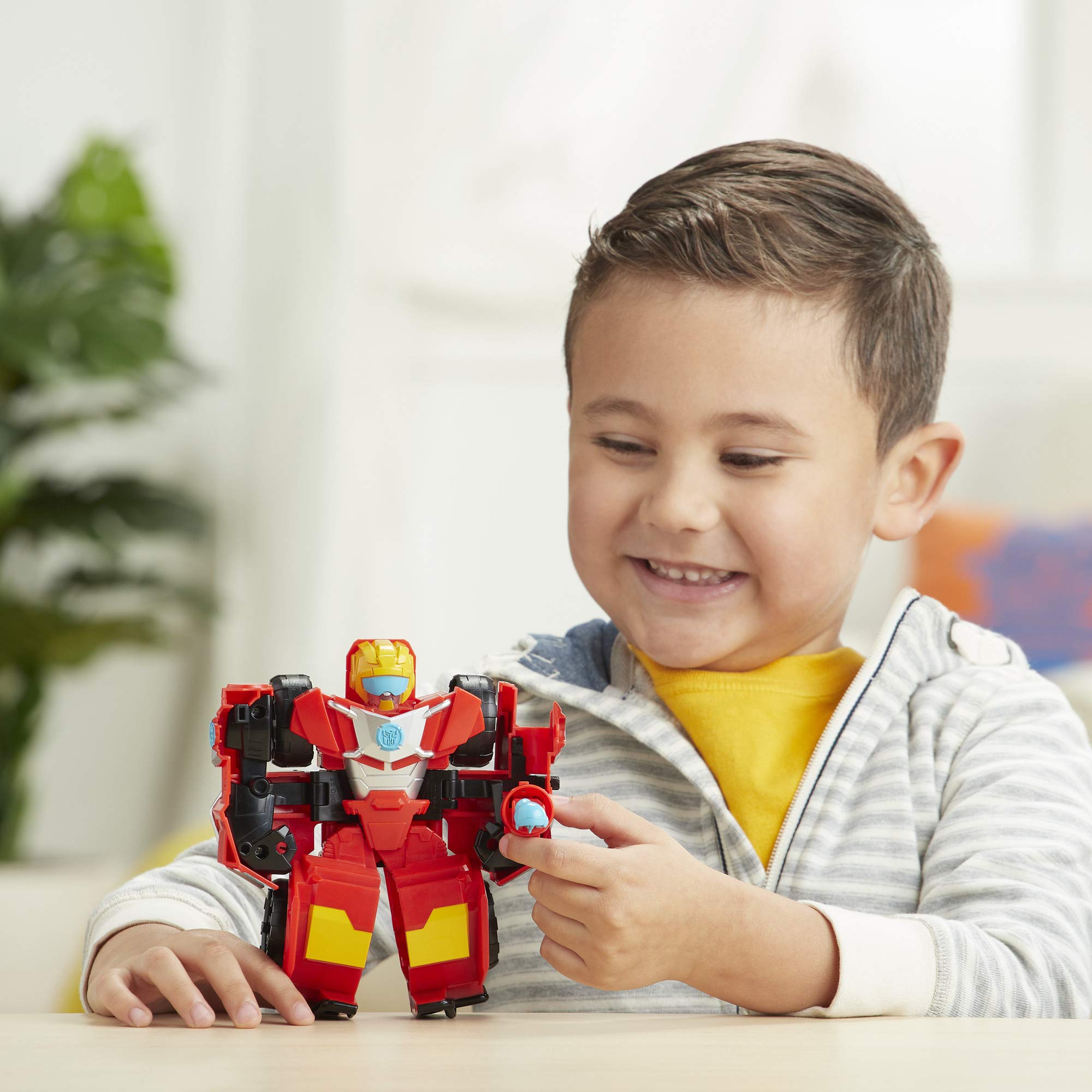 Foto 6 pulgar | Figura De Acción Toy Transformers Playskool Heroes Hot Shot - Venta Internacional.