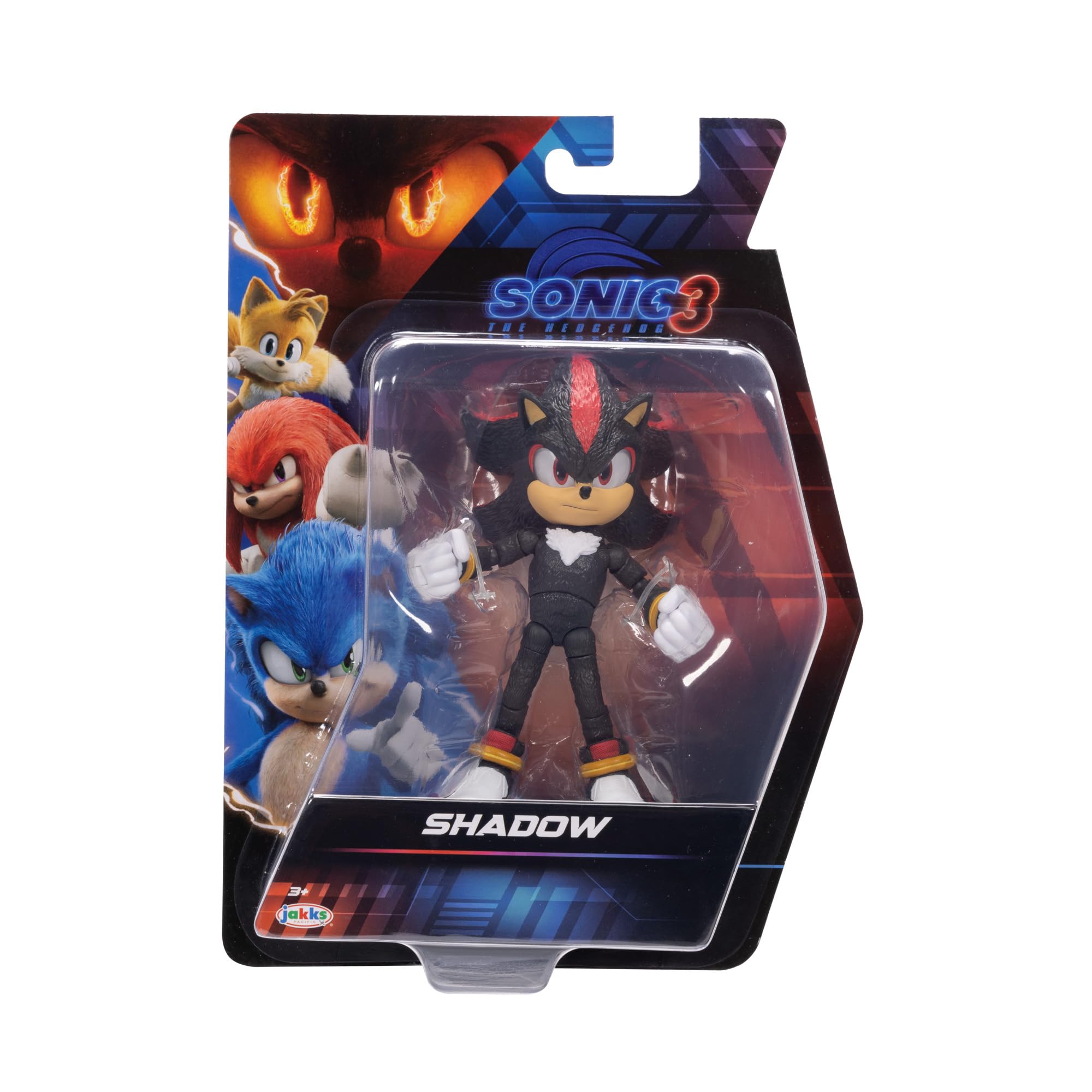 Foto 4 pulgar | Figura De Acción Sonic The Hedgehog Sonic 3 Movie Shadow 13cm - Venta Internacional.