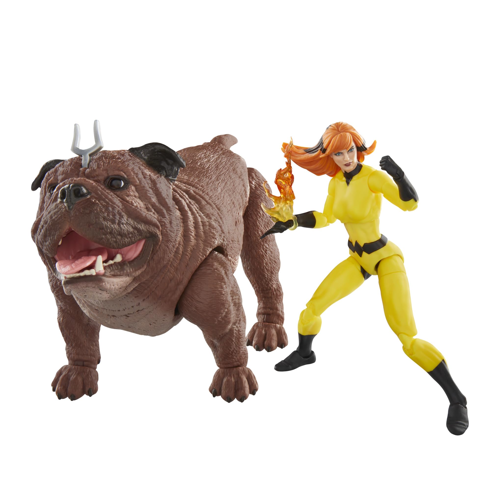 Foto 8 pulgar | Figuras De Acción Marvel Legends Series Crystal Y Lockjaw - Venta Internacional.