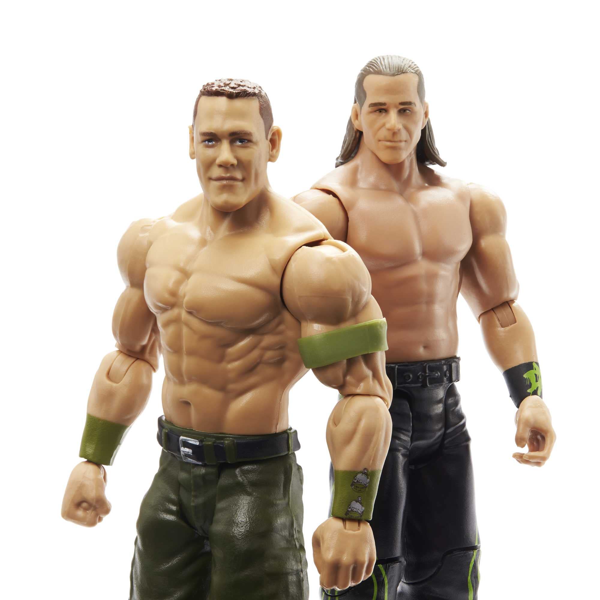 Foto 3 pulgar | Figuras De Acción Mattel Wwe De John Cena Y Shawn Michaels De 15 Cm - Venta Internacional.