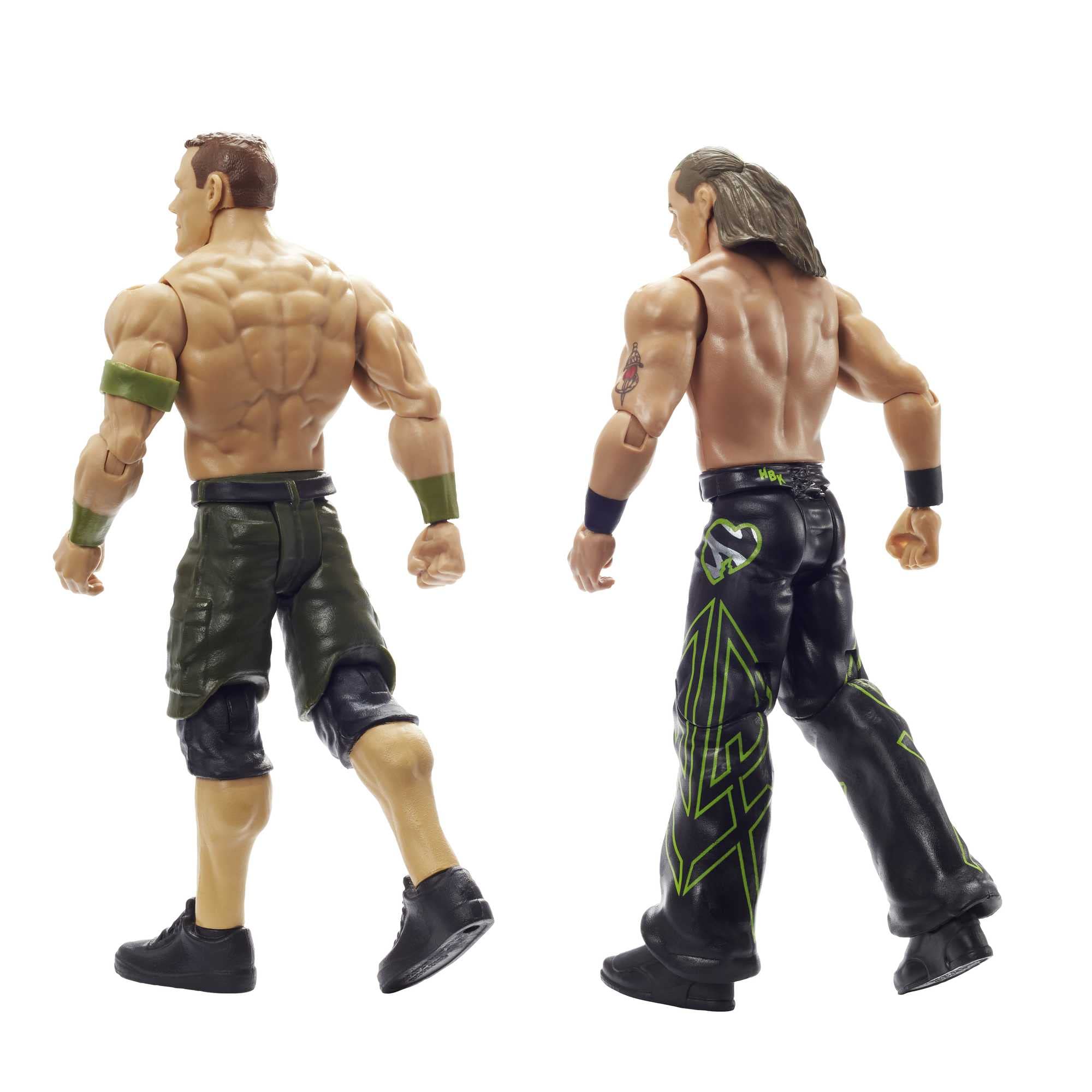 Foto 5 pulgar | Figuras De Acción Mattel Wwe De John Cena Y Shawn Michaels De 15 Cm - Venta Internacional.