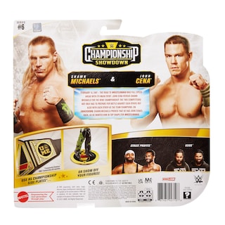 Foto 6 | Figuras De Acción Mattel Wwe De John Cena Y Shawn Michaels De 15 Cm - Venta Internacional.