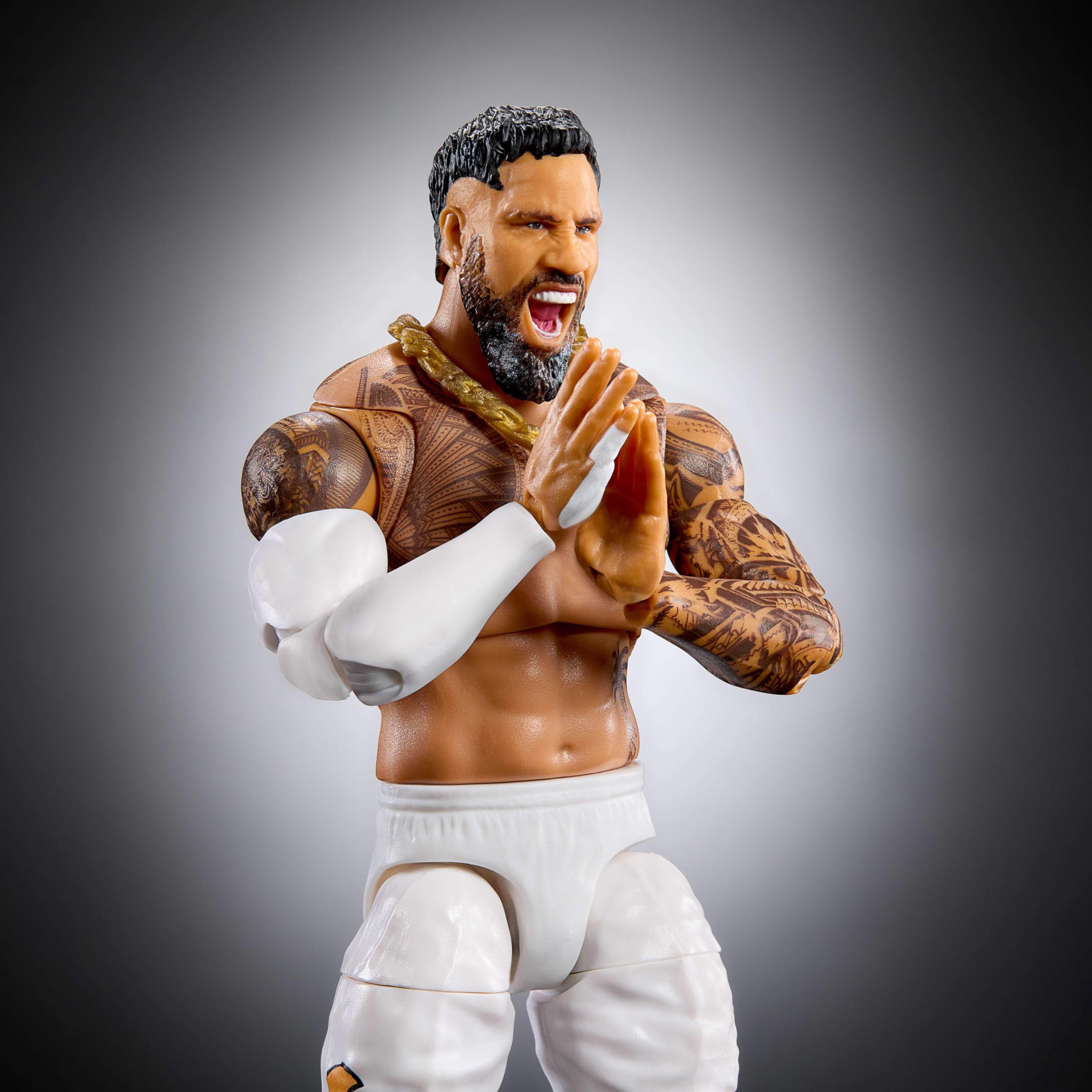 Foto 4 pulgar | Figura De Acción Mattel Wwe Ultimate Edition Jey Uso De 6 Pulgadas - Venta Internacional.