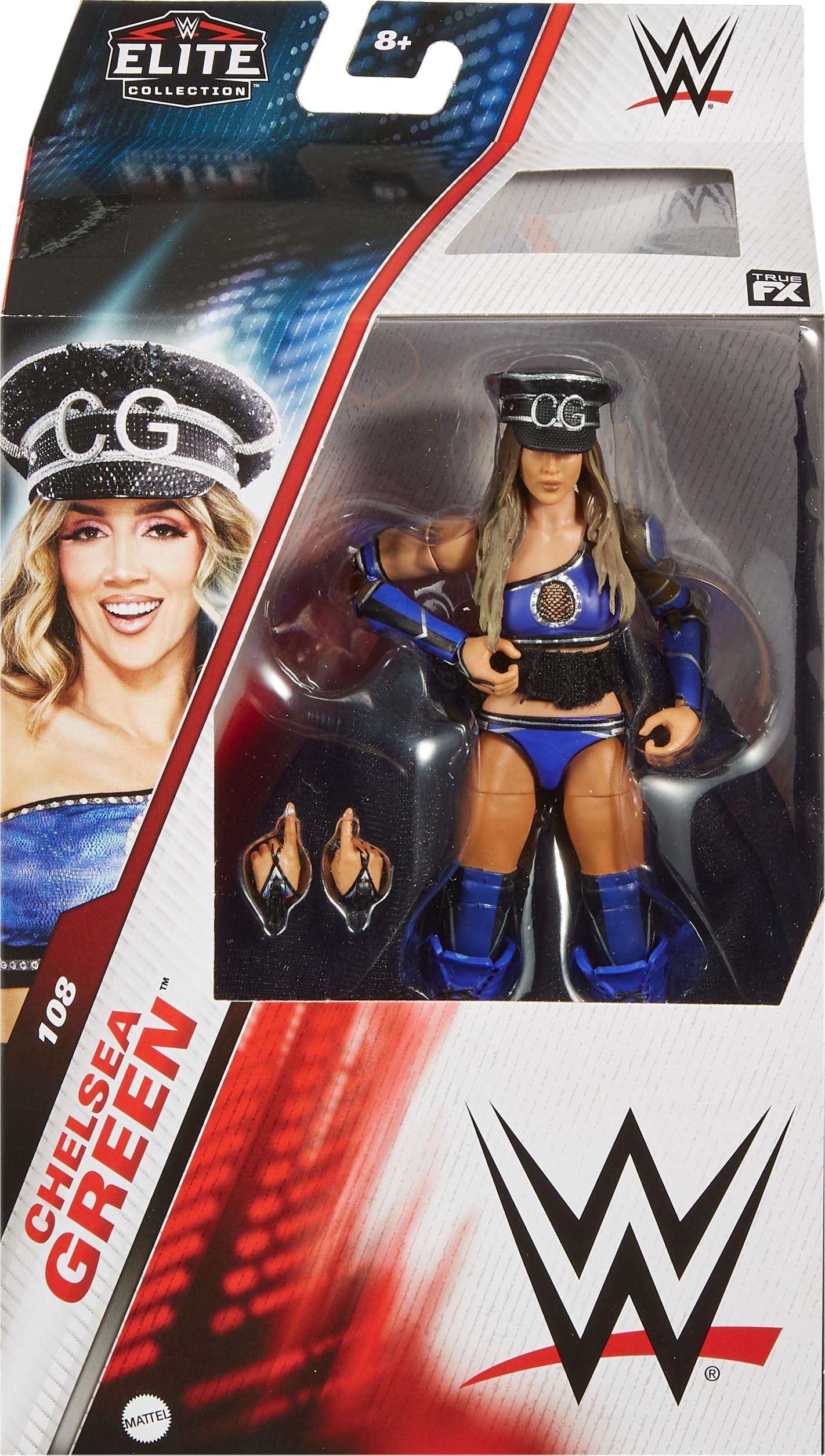 Foto 3 pulgar | Figura De Acción Mattel Wwe Elite Chelsea Green De 6 Pulgadas - Venta Internacional.