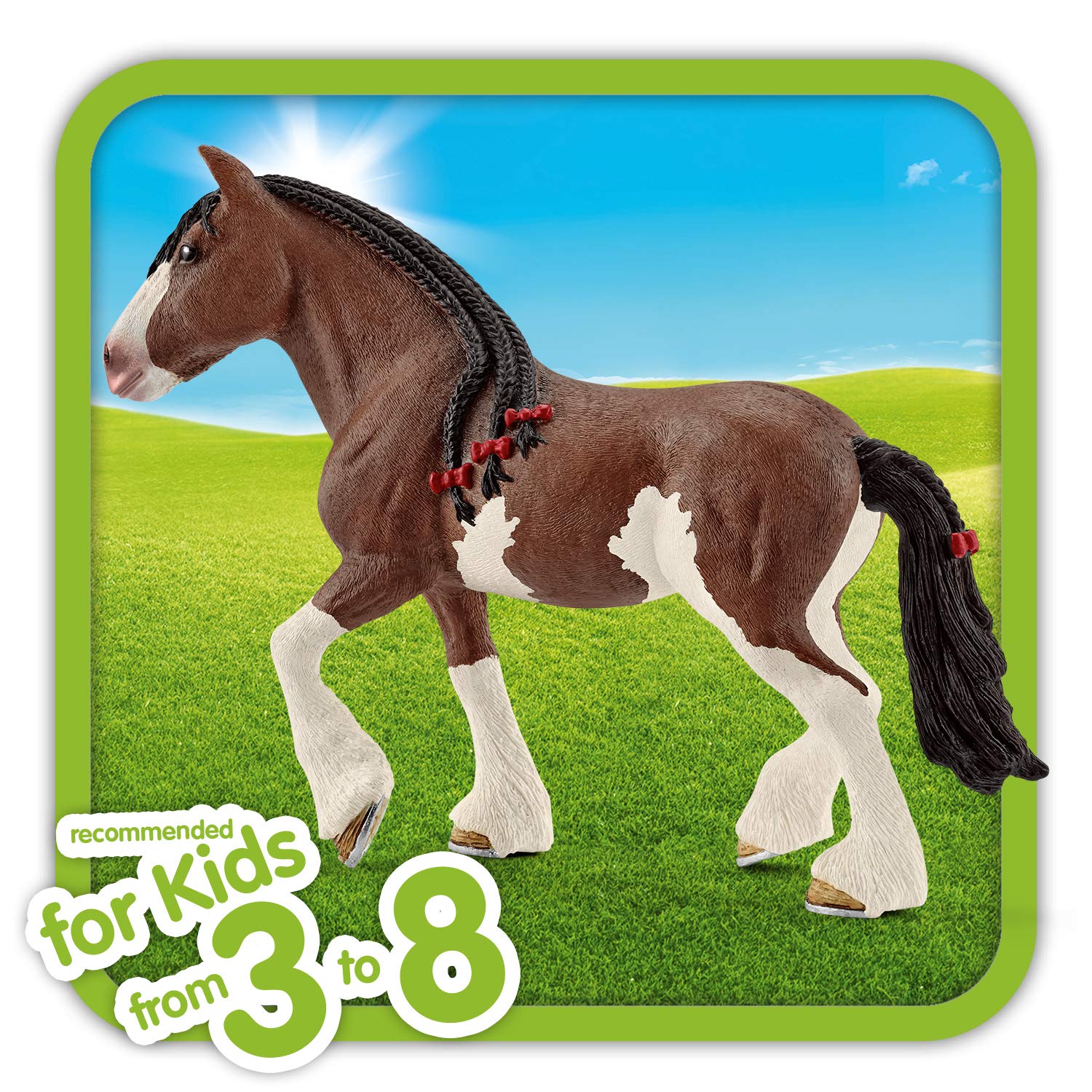 Foto 3 pulgar | Figura Animal Schleich Farm World Clydesdale Mare - Venta Internacional.