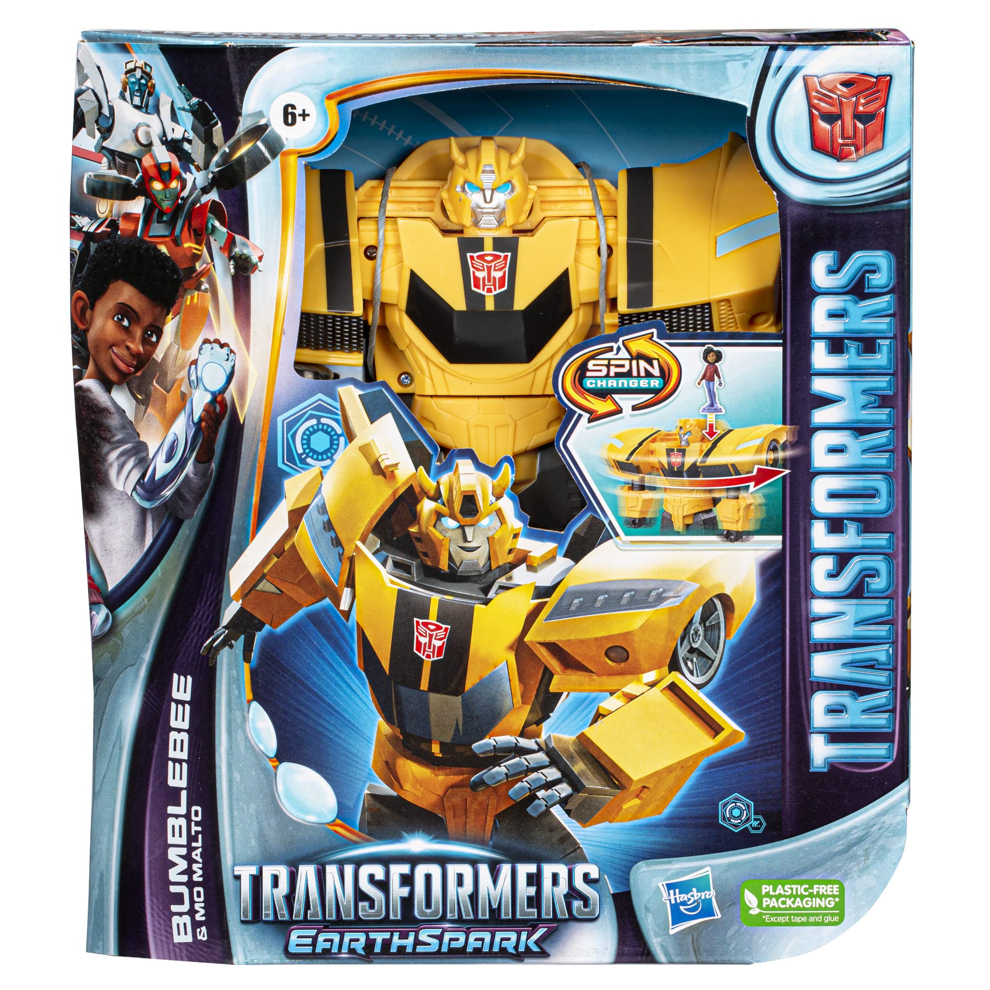 Foto 6 pulgar | Figura De Acción Transformers Earthspark Spin Changer Bumblebee - Venta Internacional.