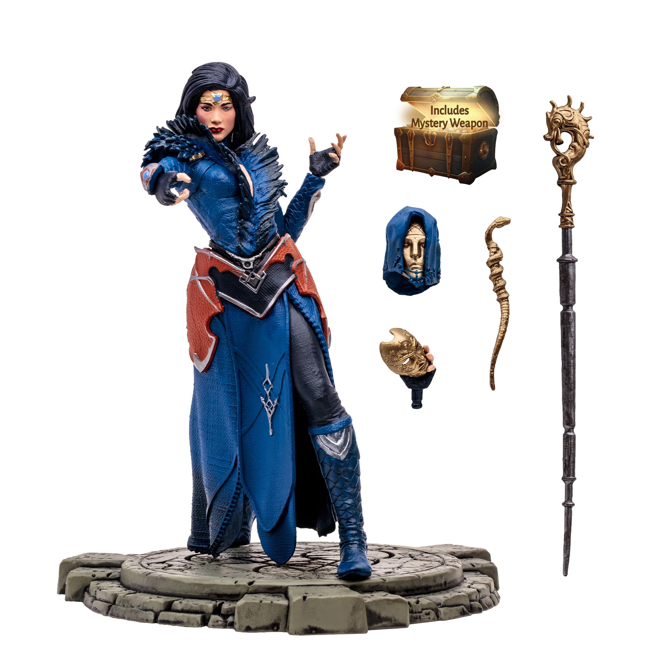 Foto 4 | Figura De Acción Mcfarlane Toys Diablo Iv Hydra Lightning Sorceress - Venta Internacional.