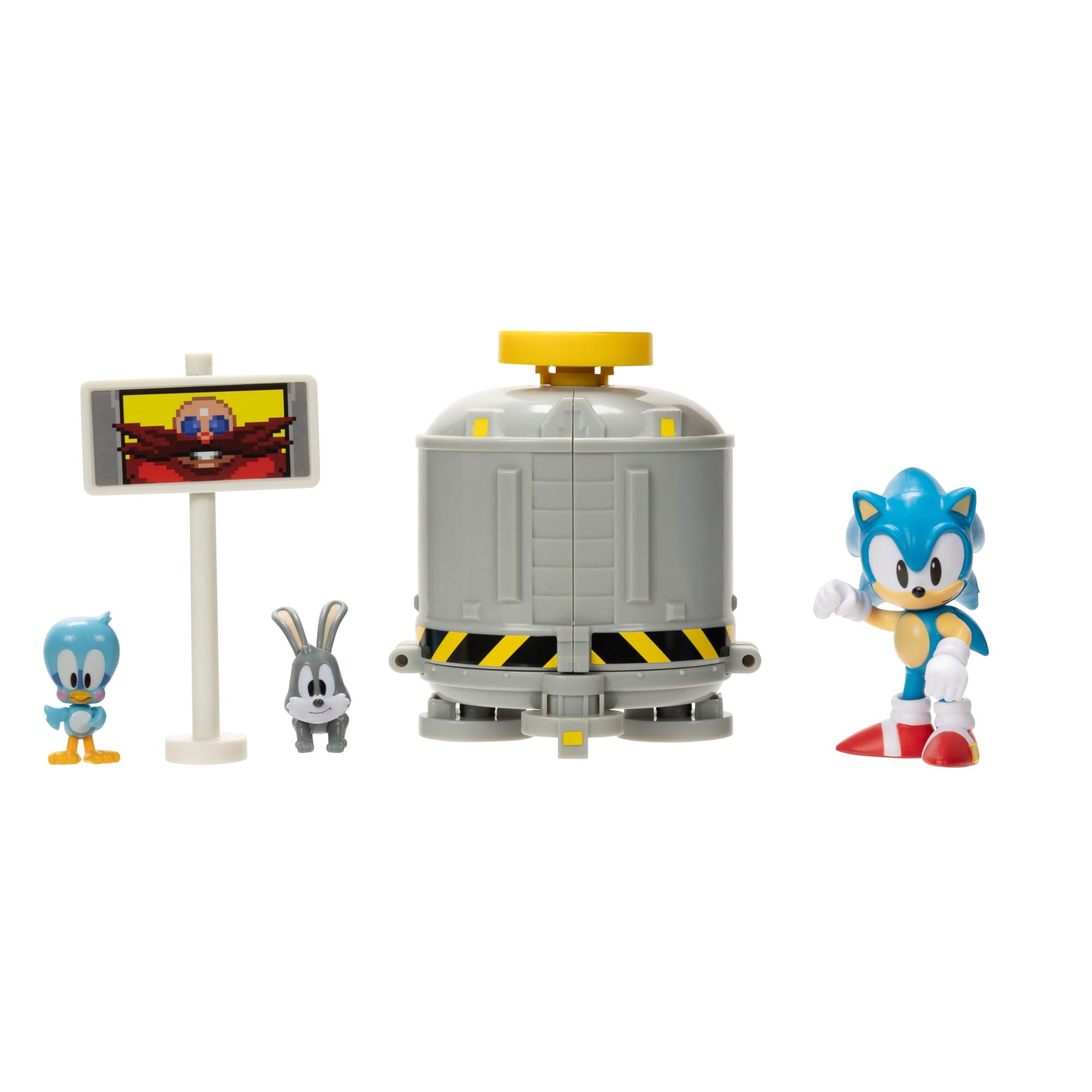 Diorama Sonic The Hedgehog, 2.5 Niveles, Transparente, Con Sonic, Flicky Y Pocky - Venta Internacional.