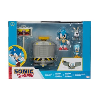 Foto 3 | Diorama Sonic The Hedgehog, 2.5 Niveles, Transparente, Con Sonic, Flicky Y Pocky - Venta Internacional.