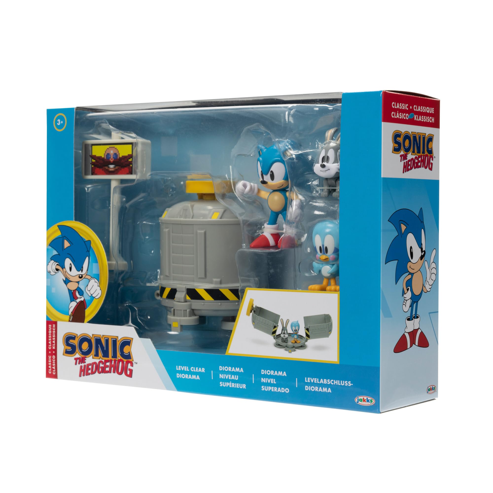 Foto 6 pulgar | Diorama Sonic The Hedgehog, 2.5 Niveles, Transparente, Con Sonic, Flicky Y Pocky - Venta Internacional.