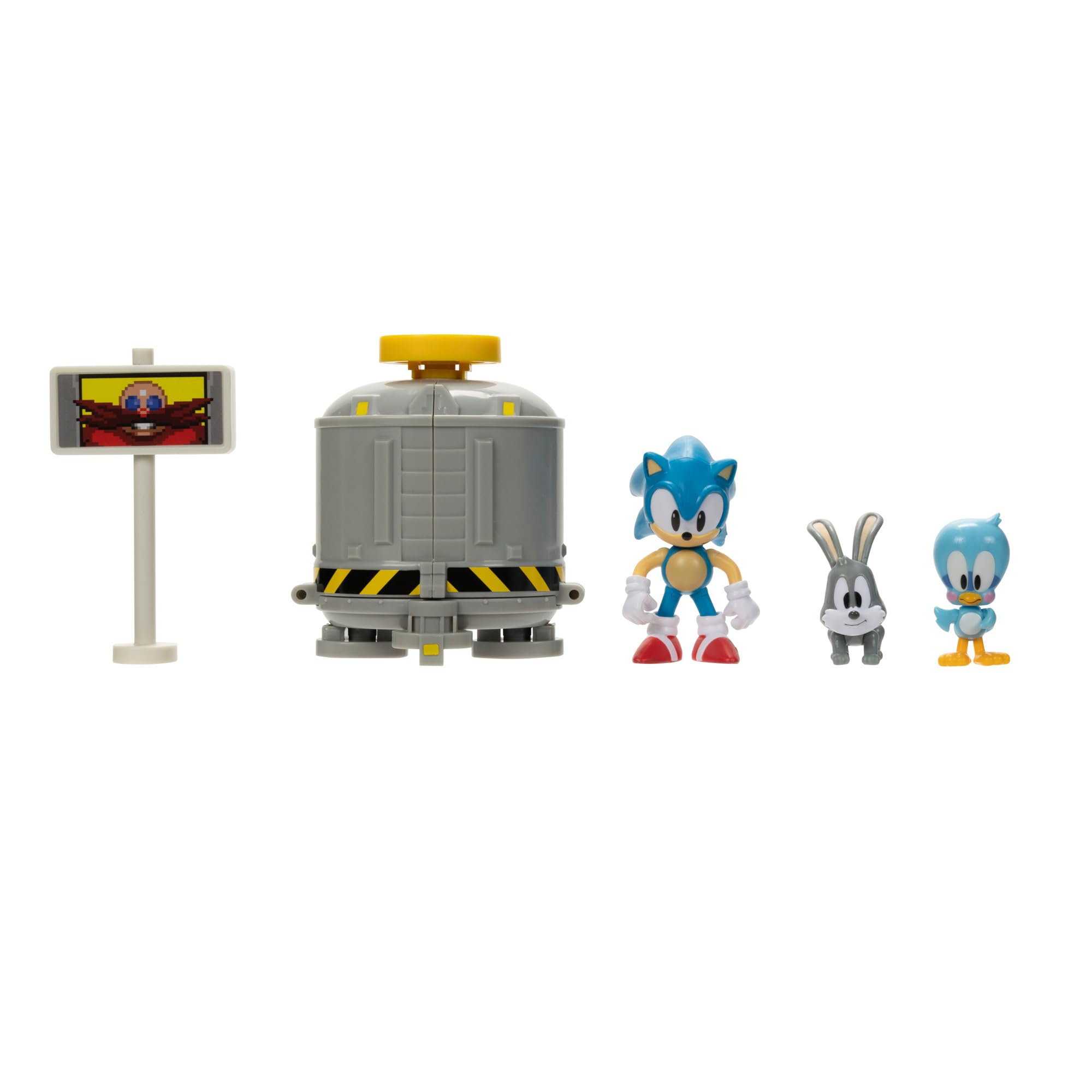 Foto 7 pulgar | Diorama Sonic The Hedgehog, 2.5 Niveles, Transparente, Con Sonic, Flicky Y Pocky - Venta Internacional.