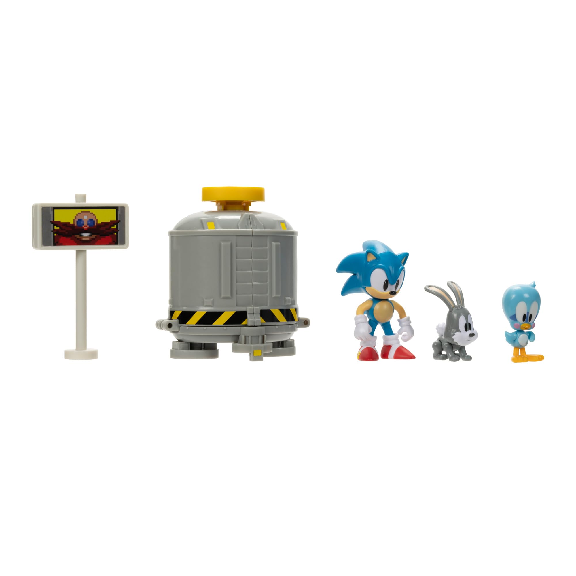 Foto 8 pulgar | Diorama Sonic The Hedgehog, 2.5 Niveles, Transparente, Con Sonic, Flicky Y Pocky - Venta Internacional.