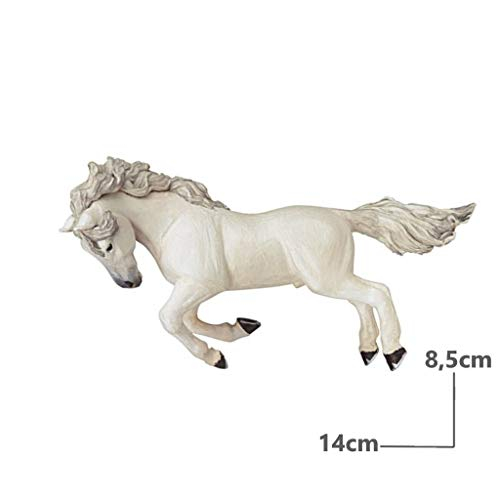 Foto 3 pulgar | Papo Blanco Criado Hasta Figura De Caballo, Multicolor, Tamaño Oner - Venta Internacional.