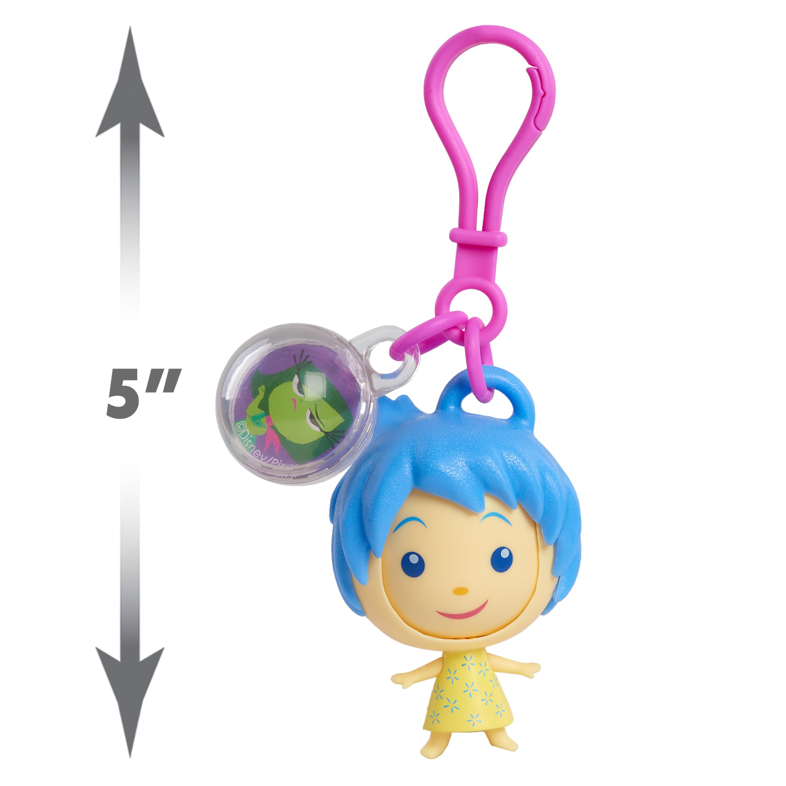 Foto 6 pulgar | Llaveros Con Forma De Fidget Inside Out 2 Joy Just Play Kids 3+ - Venta Internacional.