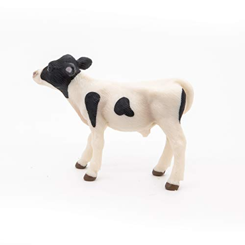 Foto 6 | Figura De Animal De Granja Papo, Becerro Blanco Y Negro - Venta Internacional.