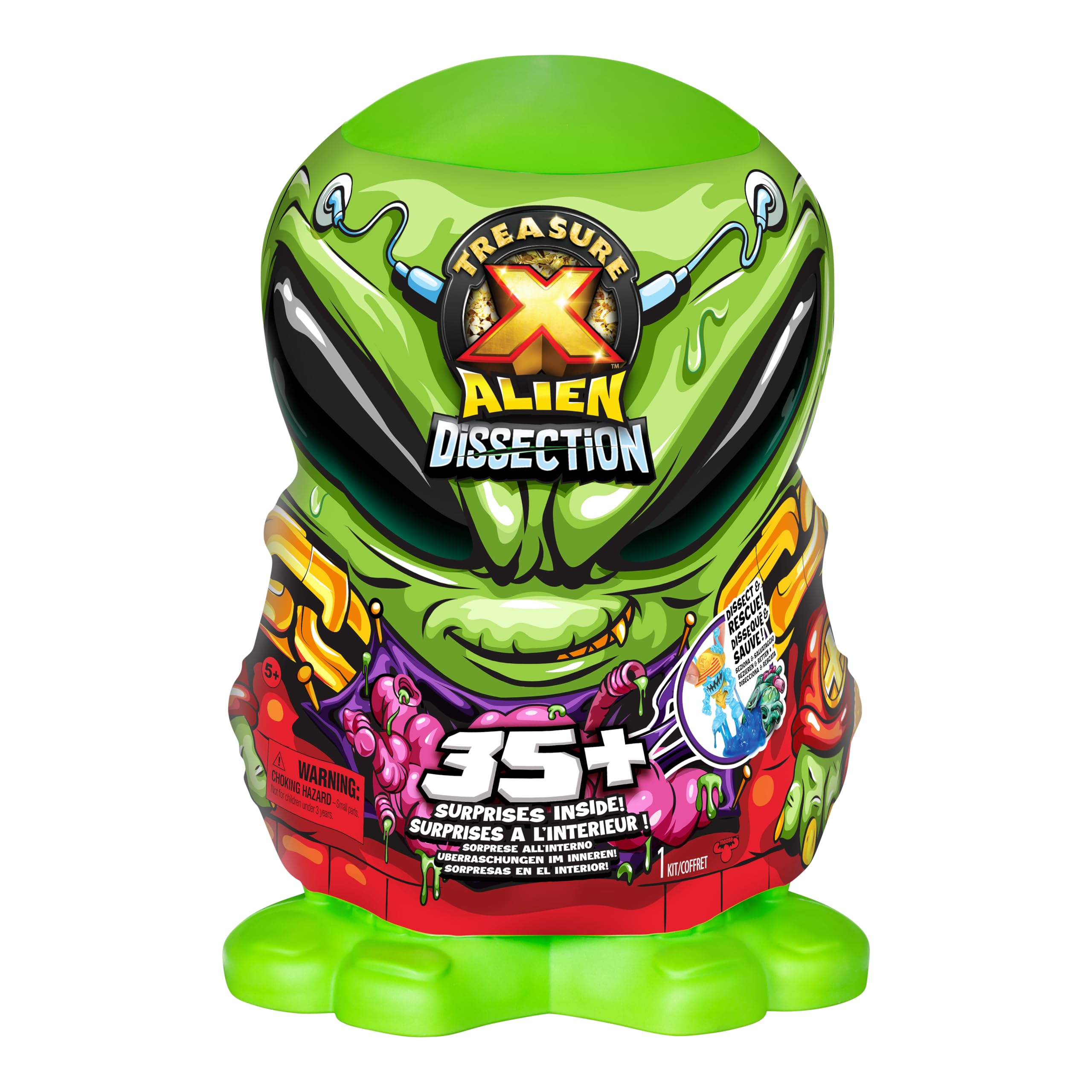 Disección Mega Alienígena De Toy Treasure X Con 35 Sorpresas De 12 Pulgadas - Venta Internacional.