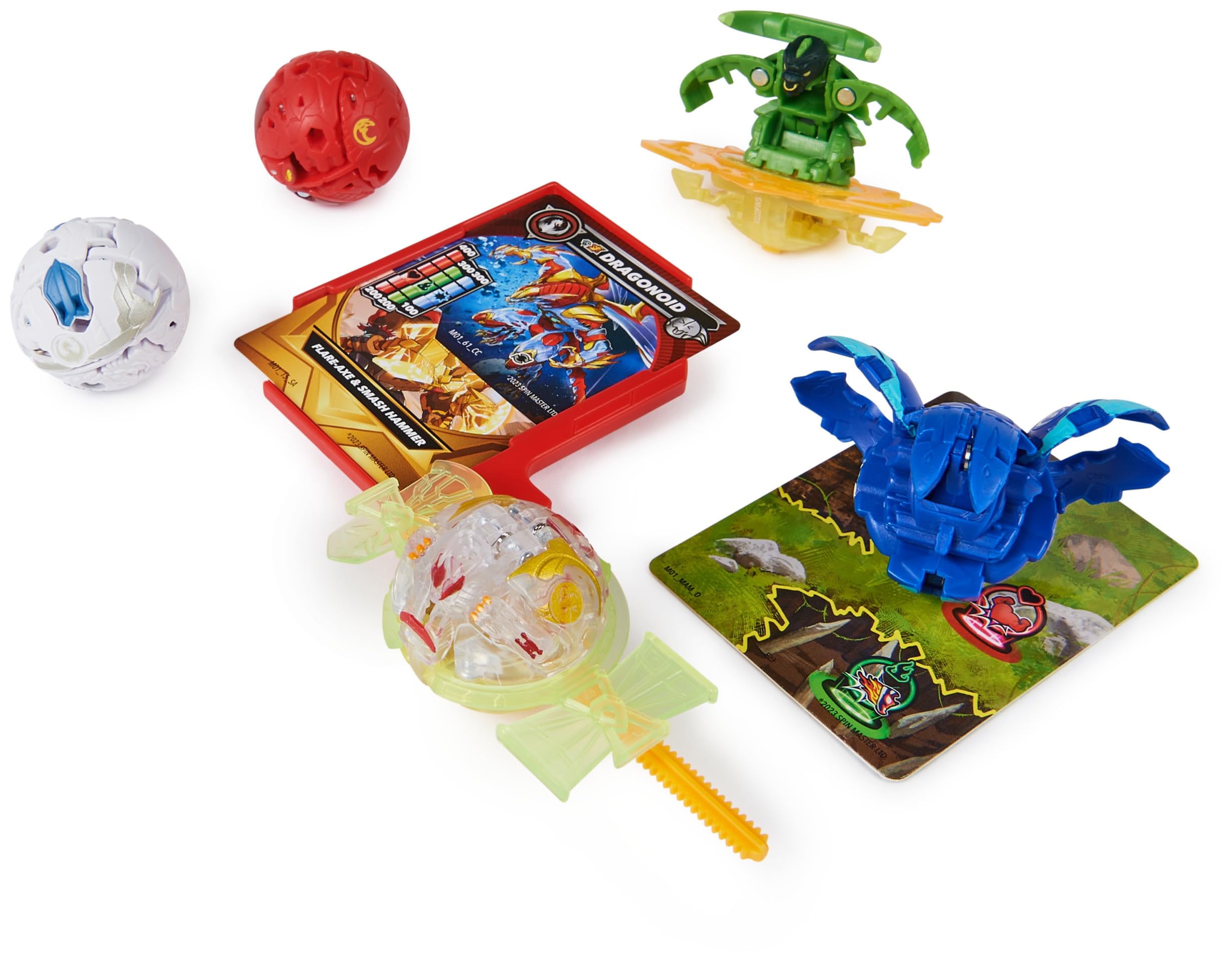 Foto 2 | Pack De 5 Figuras De Acción Bakugan Battle Con Ataque Especial - Venta Internacional.