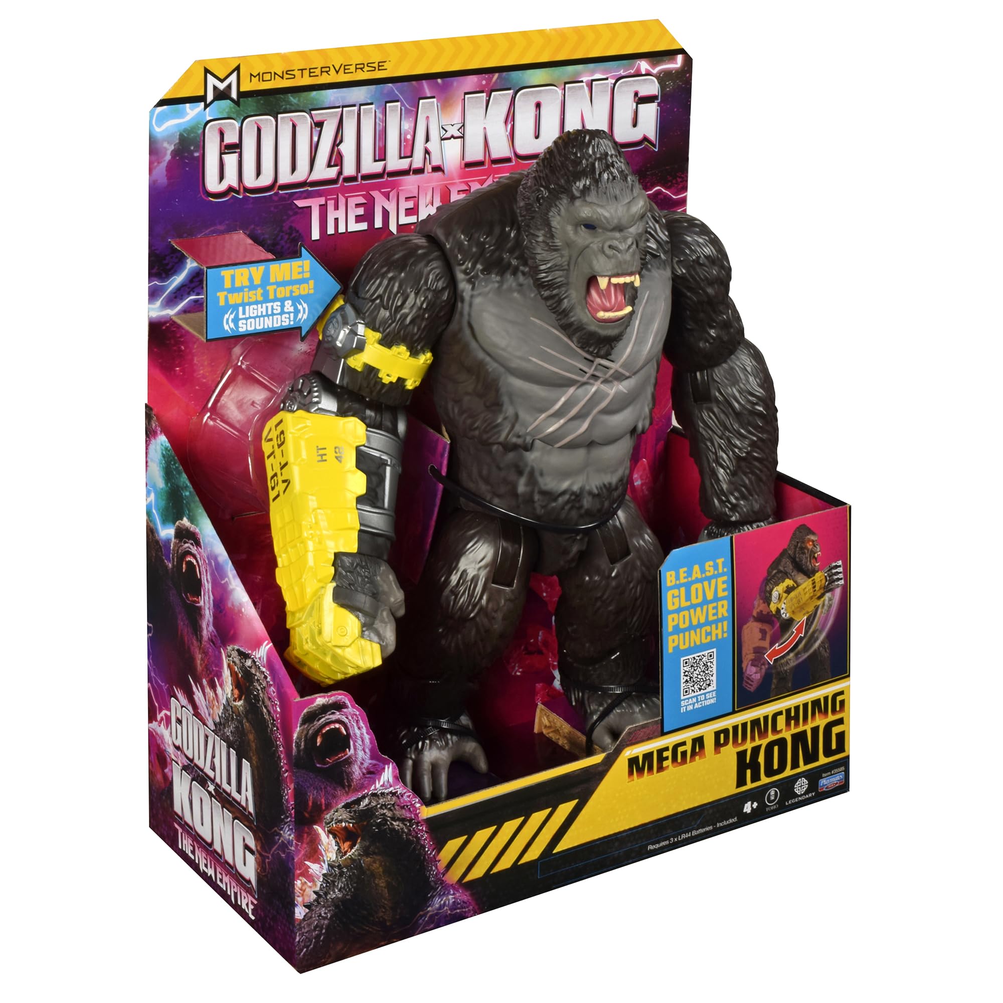 Foto 7 pulgar | Figura De Acción Playmates Godzilla X Kong 13in Power Punch Kong - Venta Internacional.