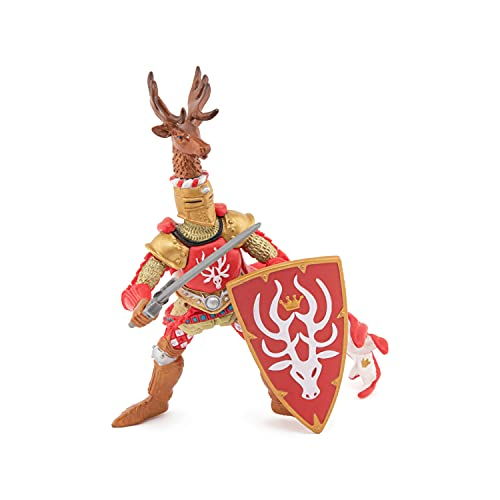 Foto 4 pulgar | Figura De Papo, De La Era Medieval, De Knight Stag, Color Ro - Venta Internacional.