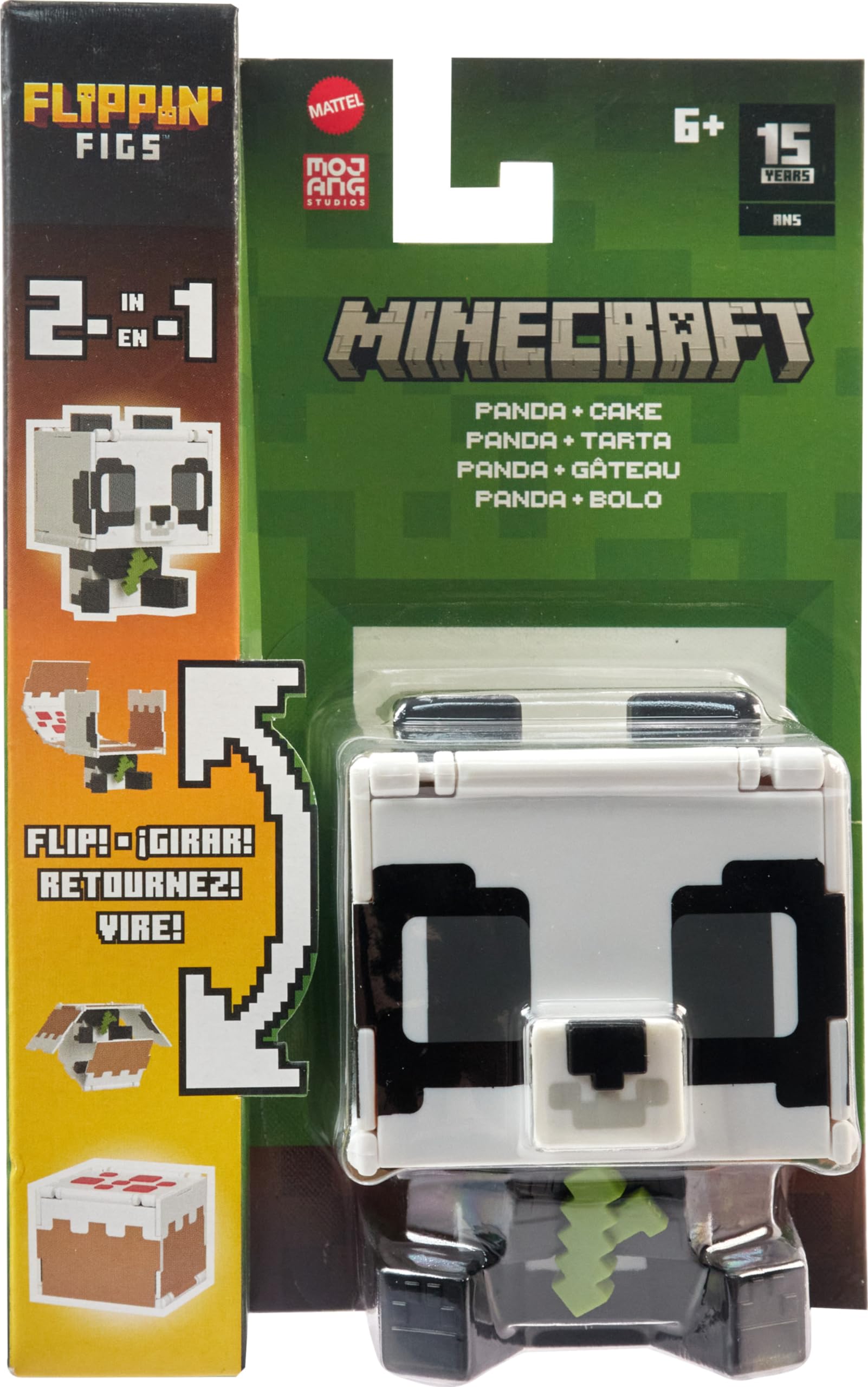 Foto 7 pulgar | Colección De Figuras Flippin' Figs De Toy Mattel Minecraft - Venta Internacional.