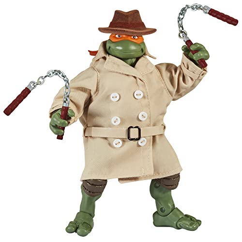 Foto 5 | Figura De Acción Teenage Mutant Ninja Turtles Michelangelo De 6 Pulgadas - Venta Internacional.