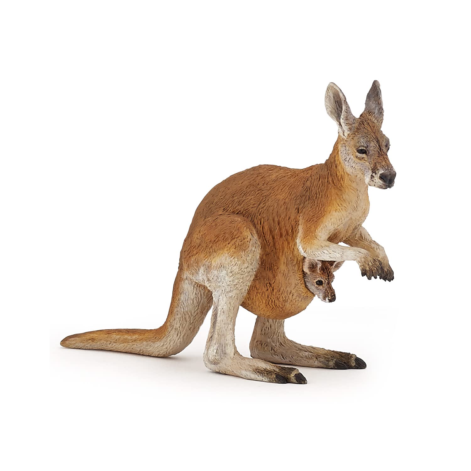 Foto 2 pulgar | Figura Papo Wild Animal Kingdom Kangaroo Con Joey 50188 - Venta Internacional.