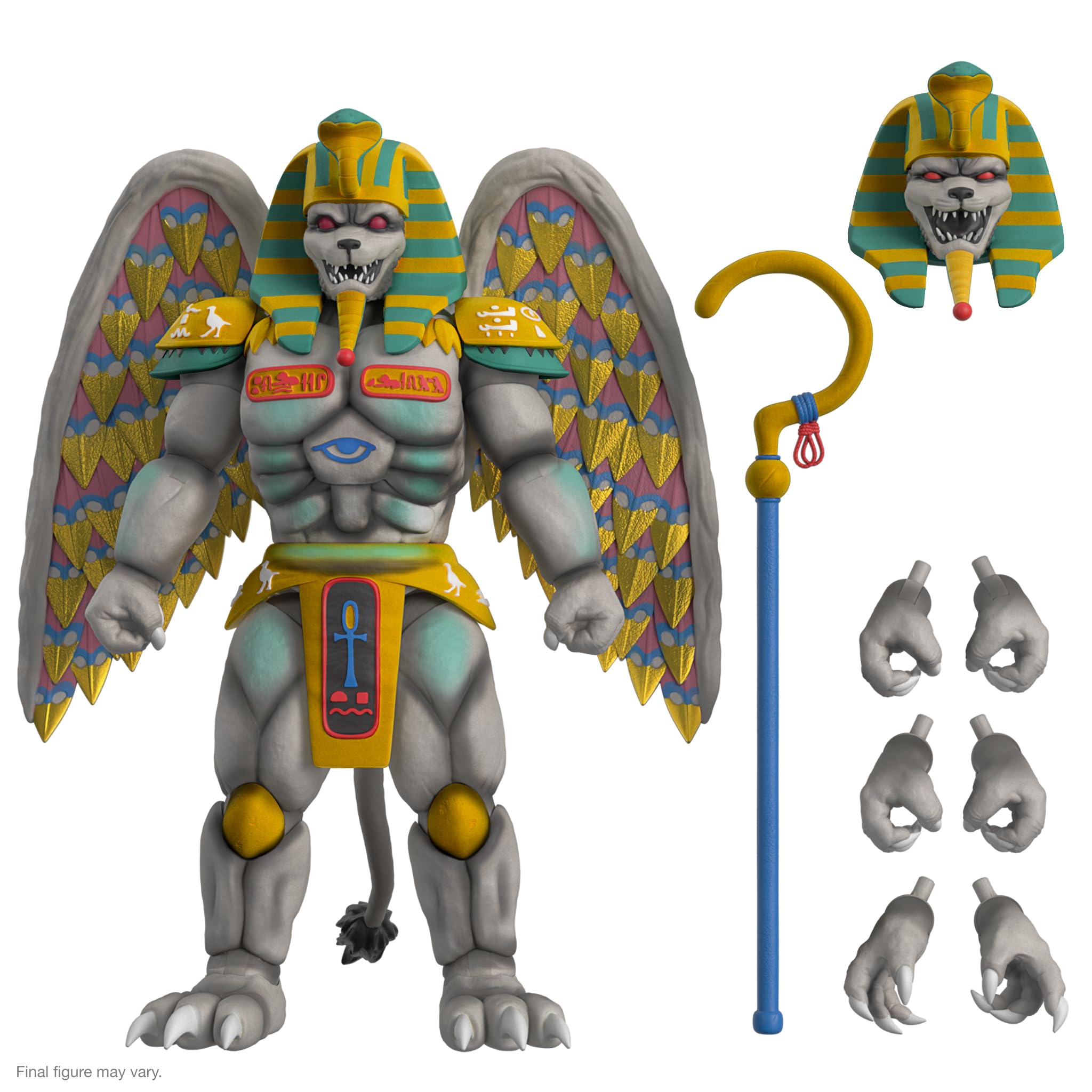 Foto 2 pulgar | Figura De Acción Super7 Ultimates! Mighty Morphin Power Rangers King Sphinx, 20 Cm - Venta Internacional.