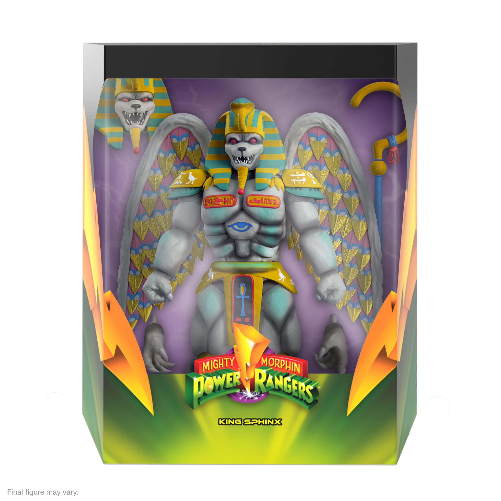 Foto 3 pulgar | Figura De Acción Super7 Ultimates! Mighty Morphin Power Rangers King Sphinx, 20 Cm - Venta Internacional.