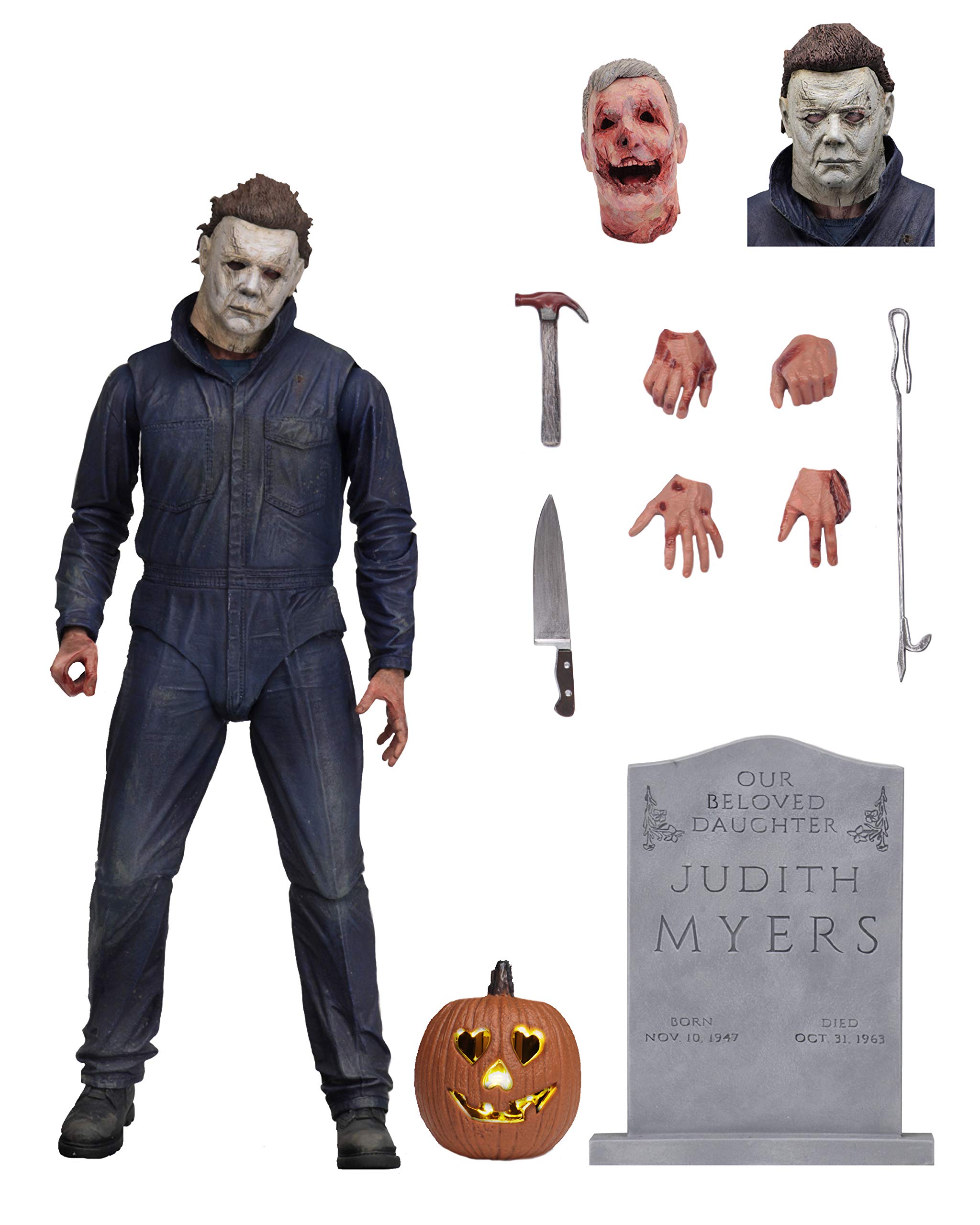 Foto 2 pulgar | Figura de Acción Neca Halloween (2018) Ultimate Michael Myers de 7 Pulgadas - Venta Internacional