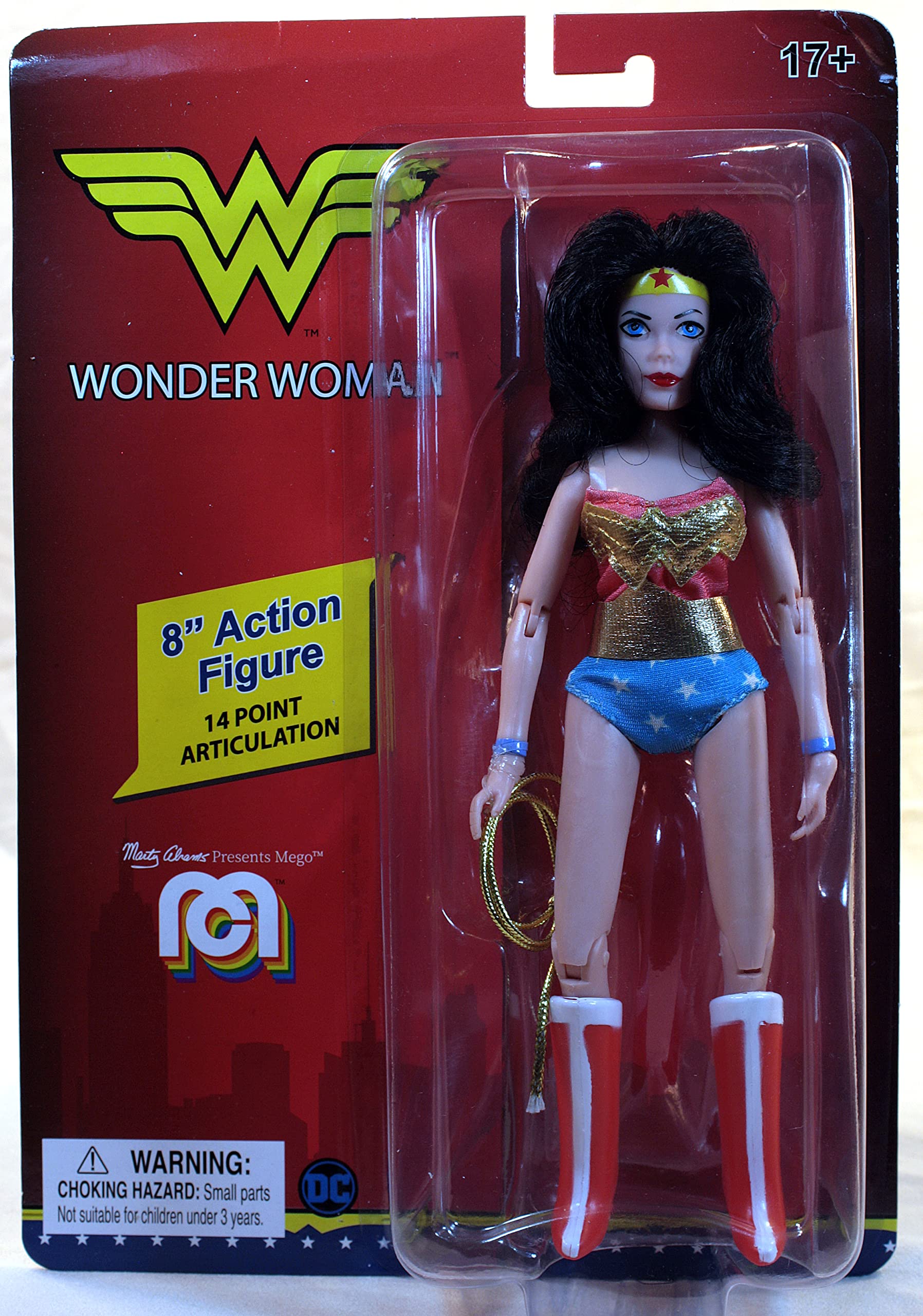 Figura de Acción Mego Mujer Maravilla 8 Pulgadas - Venta Internacional