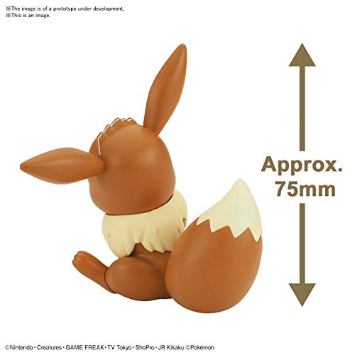 Foto 3 pulgar | Kit De Maquetas Bandai Hobby Pokemon Eevee 04 Con 20 Piezas - Venta Internacional.
