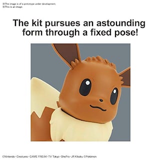 Foto 3 | Kit De Maquetas Bandai Hobby Pokemon Eevee 04 Con 20 Piezas - Venta Internacional.