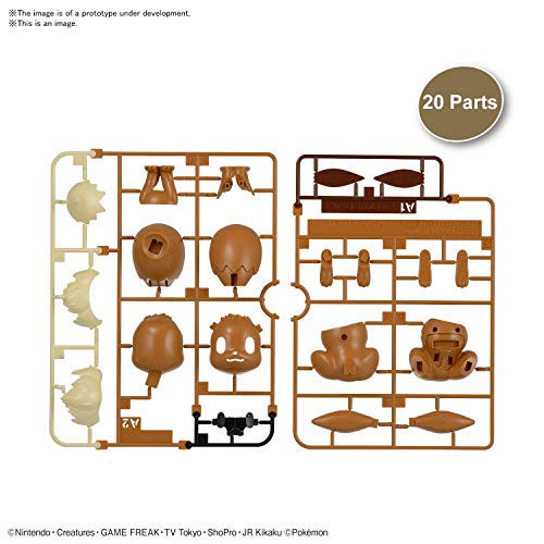 Foto 5 pulgar | Kit De Maquetas Bandai Hobby Pokemon Eevee 04 Con 20 Piezas - Venta Internacional.
