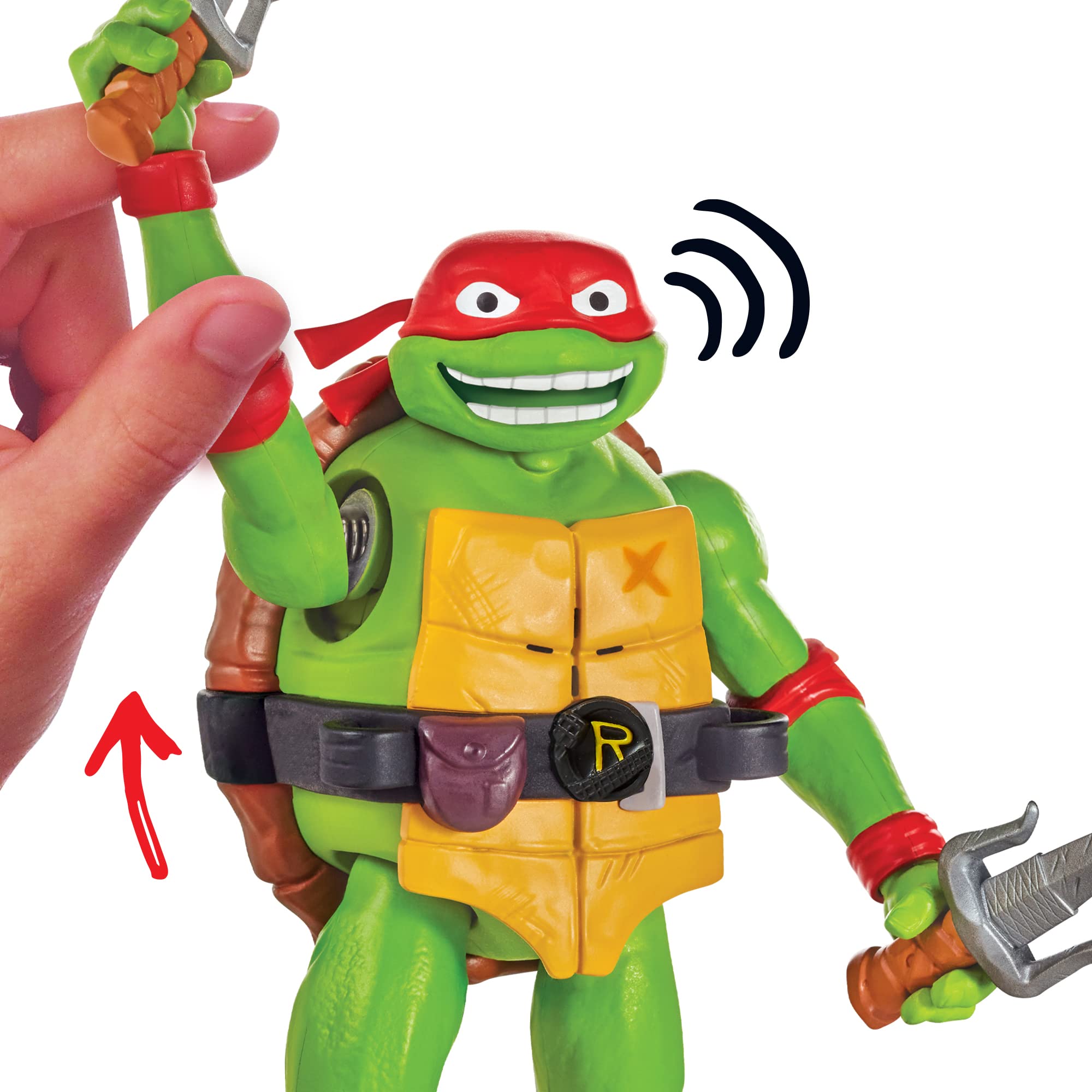 Foto 3 pulgar | Figura De Acción Teenage Mutant Ninja Turtles Raphael 14 Cm - Venta Internacional.