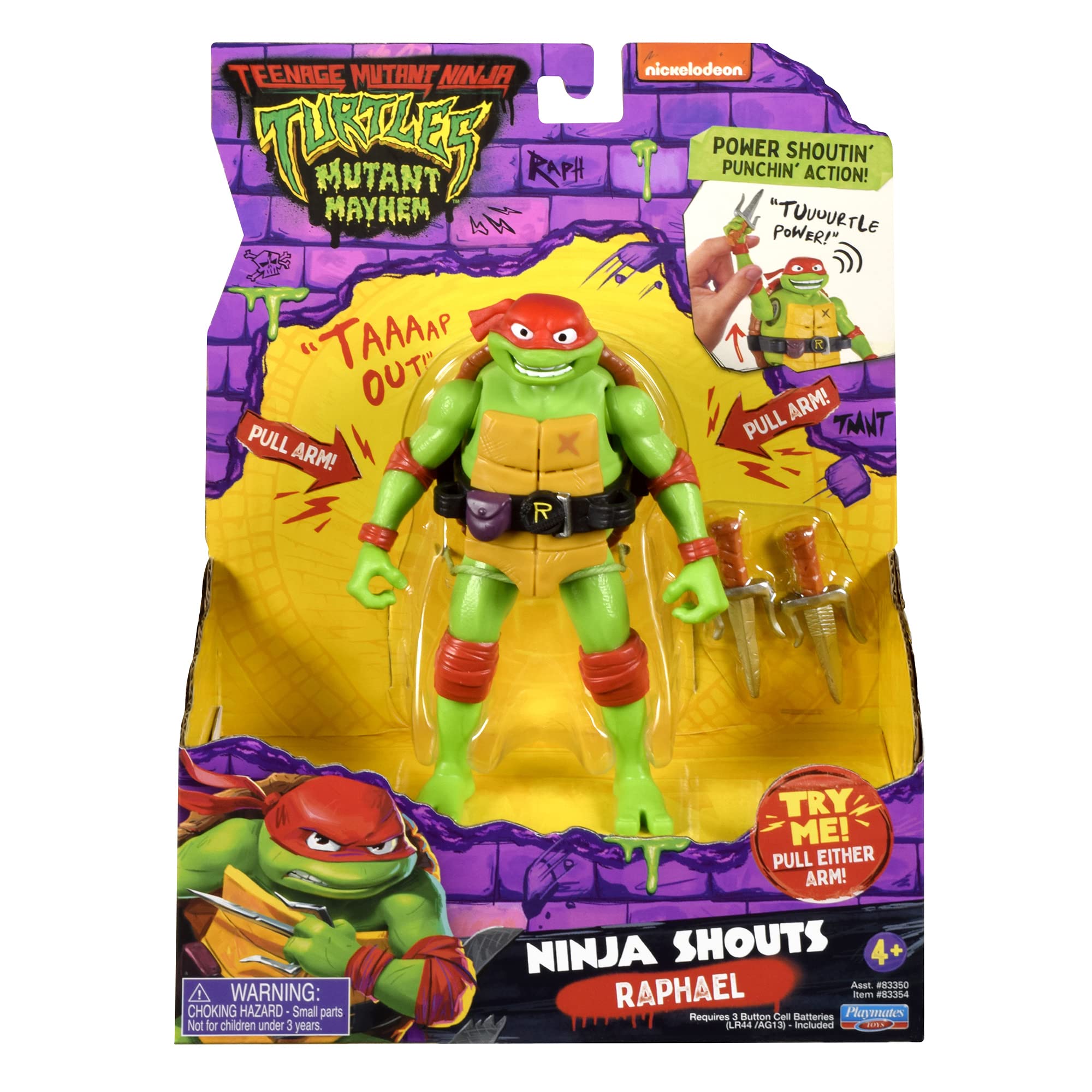 Foto 6 pulgar | Figura De Acción Teenage Mutant Ninja Turtles Raphael 14 Cm - Venta Internacional.