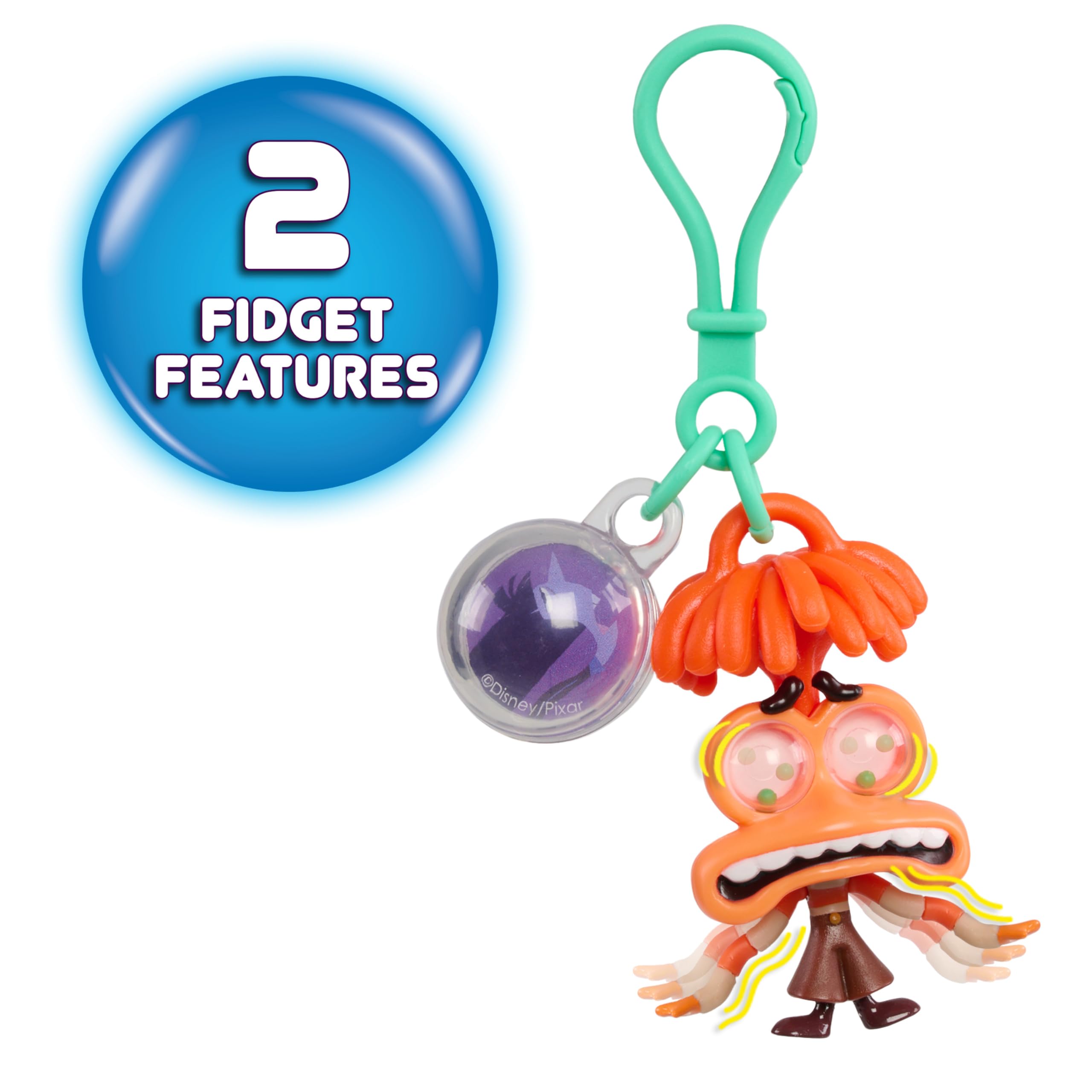 Foto 3 | Llaveros Con Forma De Fidget Inside Out 2 Sadness Just Play - Venta Internacional.