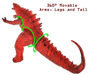 Foto 6 | Figura de Acción Twcare Godzilla Legendary Fire Shin X2 - Venta Internacional