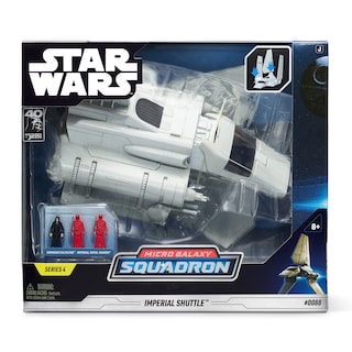 Foto 2 | Transbordador Imperial Star Wars Micro Galaxy Squadron Con Figuras - Venta Internacional.