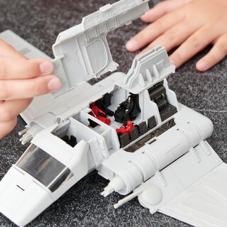 Foto 3 | Transbordador Imperial Star Wars Micro Galaxy Squadron Con Figuras - Venta Internacional.