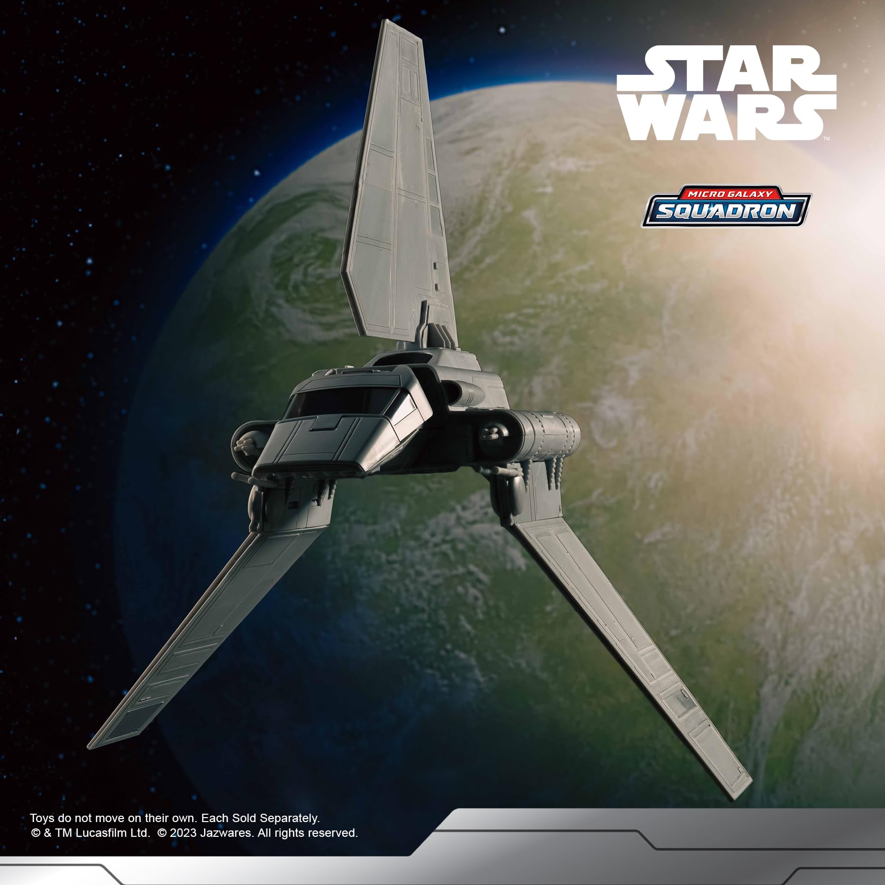 Foto 6 pulgar | Transbordador Imperial Star Wars Micro Galaxy Squadron Con Figuras - Venta Internacional.