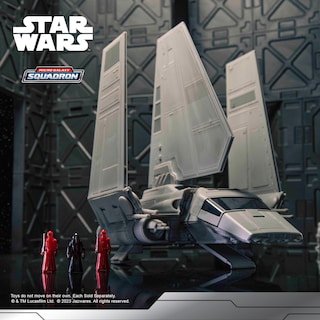 Foto 6 | Transbordador Imperial Star Wars Micro Galaxy Squadron Con Figuras - Venta Internacional.