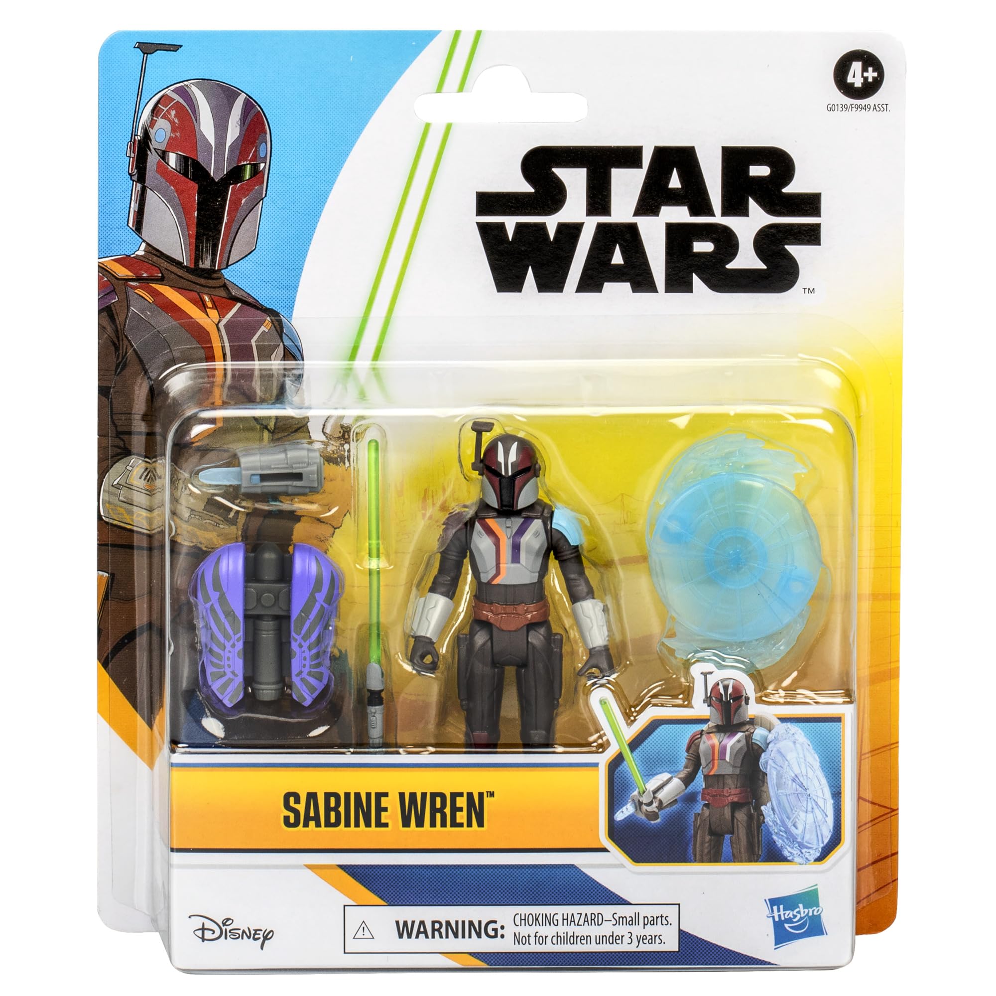 Foto 5 pulgar | Figura De Acción Star Wars Epic Hero Series Sabine Wren 10 Cm - Venta Internacional.