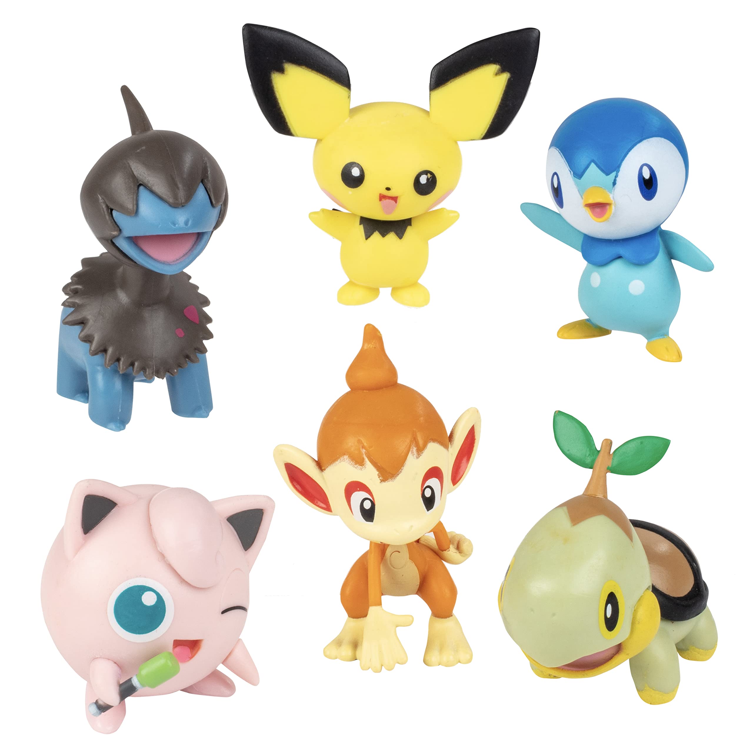 Foto 3 pulgar | Juego De Figuras De Combate Pokémon De 6 Piezas Con Pichu, Yamper Y Más - Venta Internacional.