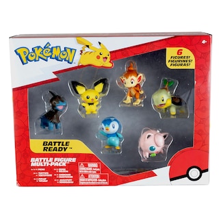 Foto 7 | Juego De Figuras De Combate Pokémon De 6 Piezas Con Pichu, Yamper Y Más - Venta Internacional.