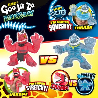 Foto 3 | Paquete Toy Heroes Of Goo Jit Zu Dino X-ray Fossil Faceoff Versus - Venta Internacional.