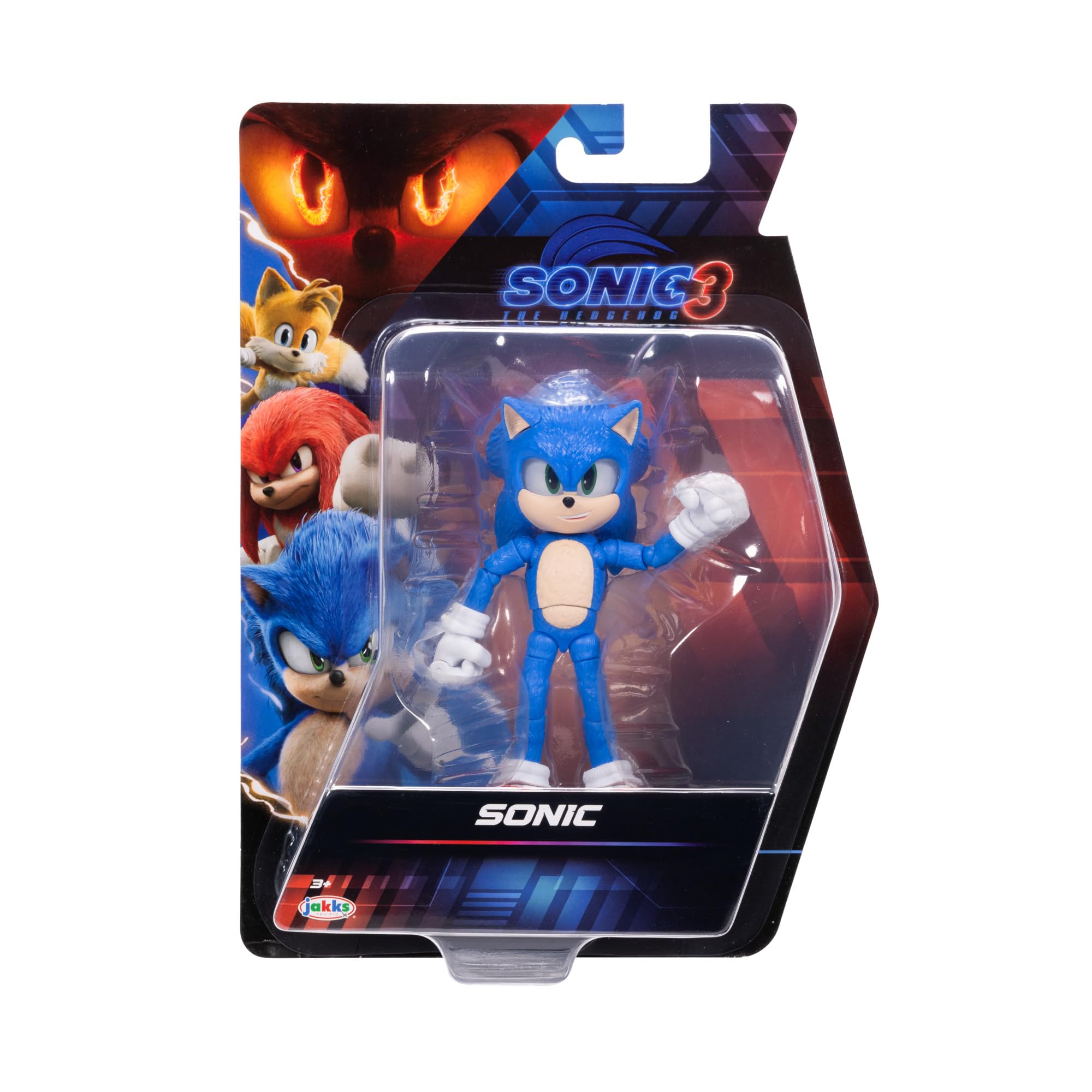 Foto 4 pulgar | Figura de Acción Sonic The Hedgehog Sonic 3 Movie 13cm - Venta Internacional