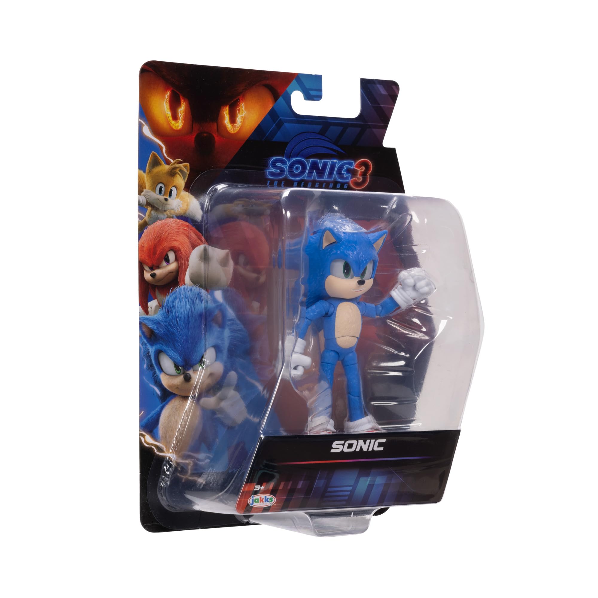 Foto 6 pulgar | Figura de Acción Sonic The Hedgehog Sonic 3 Movie 13cm - Venta Internacional