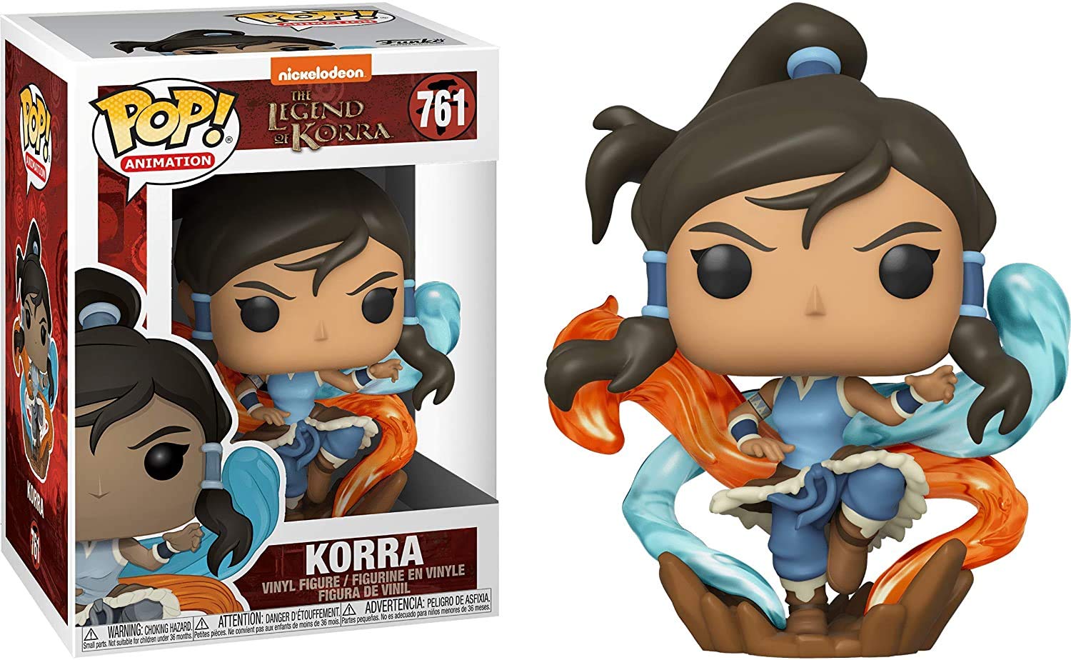 Foto 3 pulgar | Figura Funko Pop Legend Of Korra Korra con Caja - Venta Internacional